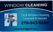Logo for T&B Window Cleaning
