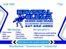 Logo for Krystal Clear Sewer & Drain Cleaning Services, LLC