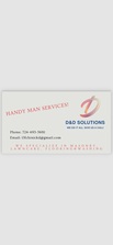 Logo for D & D Solutions