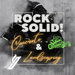 Rock Solid Concrete & Landscaping logo