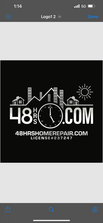 Logo for 48hrshomerepair.com  LLC.