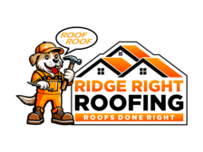 Ridge Right Roofing logo