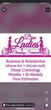 Logo for Dos Lady's Cleaning