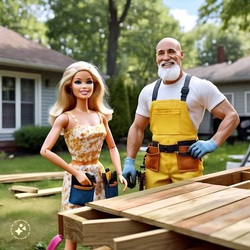 Ken & Barbie's Handyman Services logo