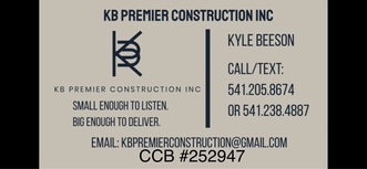 KB PREMIER CONSTRUCTION, INC. logo