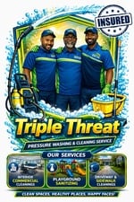 Avatar for Triple Threat pressure washing & cleaning service