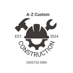A-Z CUSTOM CONSTRUCTION logo