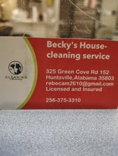 Avatar for Becky's  Cleaning Services