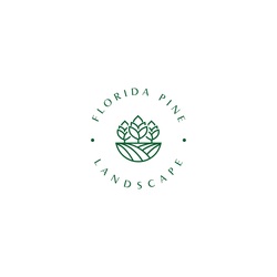Florida Pine Landscape logo