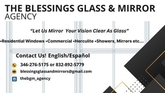 The Blessings Glass and Mirror Agency logo