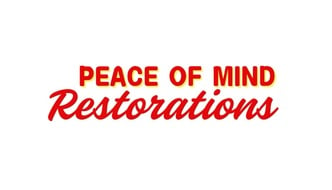 Peace of Mind Restorations logo