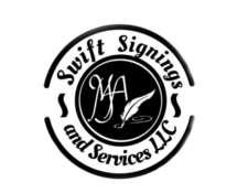 Logo for Swift Signings and Services