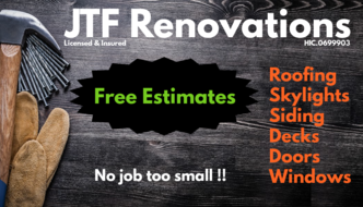 JTF RENOVATIONS logo