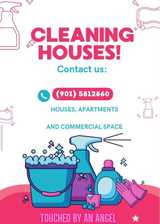 Logo for Touched By An Angel Cleaning Service