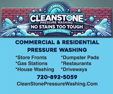 Logo for CleanStone Pressure Washing