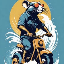 Logo for River Rat Power Washing