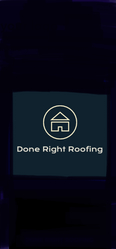 Done Right Roofing logo
