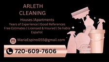 Logo for Arleth Cleaning LLC