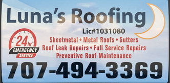 Luna's Roofing logo
