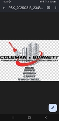 Coleman & Burnett Commercial and Residential Cleaning Services logo