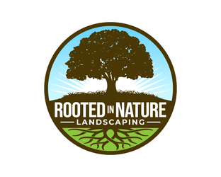 Rooted In Nature Landscaping logo