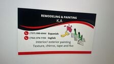 Logo for Remodeling y Painting K.A