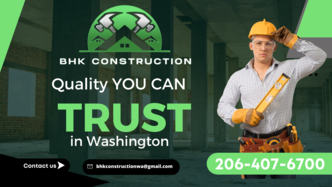 BHK CONSTRUCTION logo