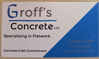 Groff's Concrete, LLC logo
