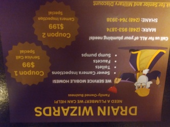 DRAIN WIZARDS LLC logo