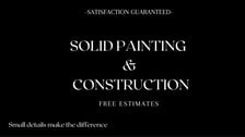Avatar for Solid Painting & Construction - Unlicensed Contractor