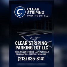 Logo for Clear Striping Parking Lot, LLC