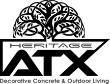 Logo for Heritage ATX Decorative Concrete and Outdoor Living