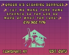 Logo for Queen B's Cleaning Services