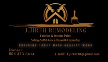 Logo for J.Jireh Remodeling