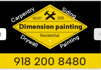 Dimension Painting Construction, LLC. logo