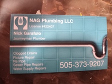 Logo for NAG Plumbing LLC