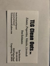 TLG Clean Outs logo