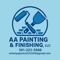 AA PAINTING & FINISHING logo