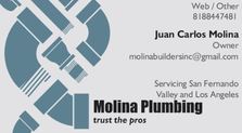 Molina Plumbing logo