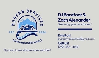 Modern Services Pressure Washing logo