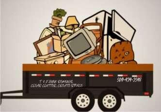 T&J hauling and Junk Removal logo