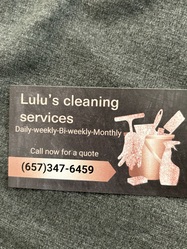 Lulu's Cleaning Services logo