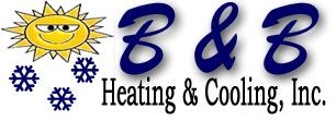 B & B HEATING & COOLING logo