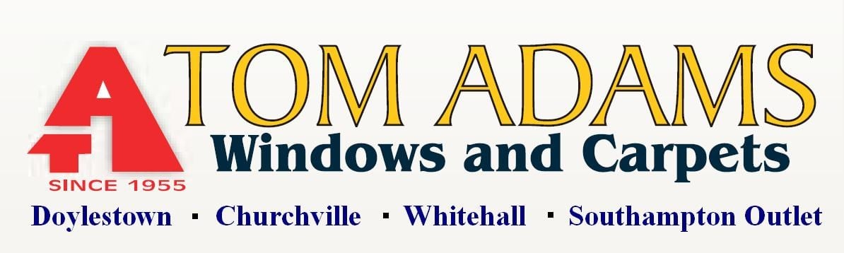 Logo for TOM ADAMS Windows and Carpets