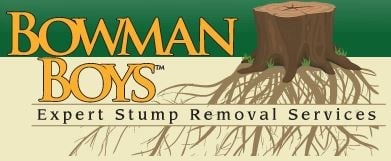Logo for The Bowman Boys Stump Removal