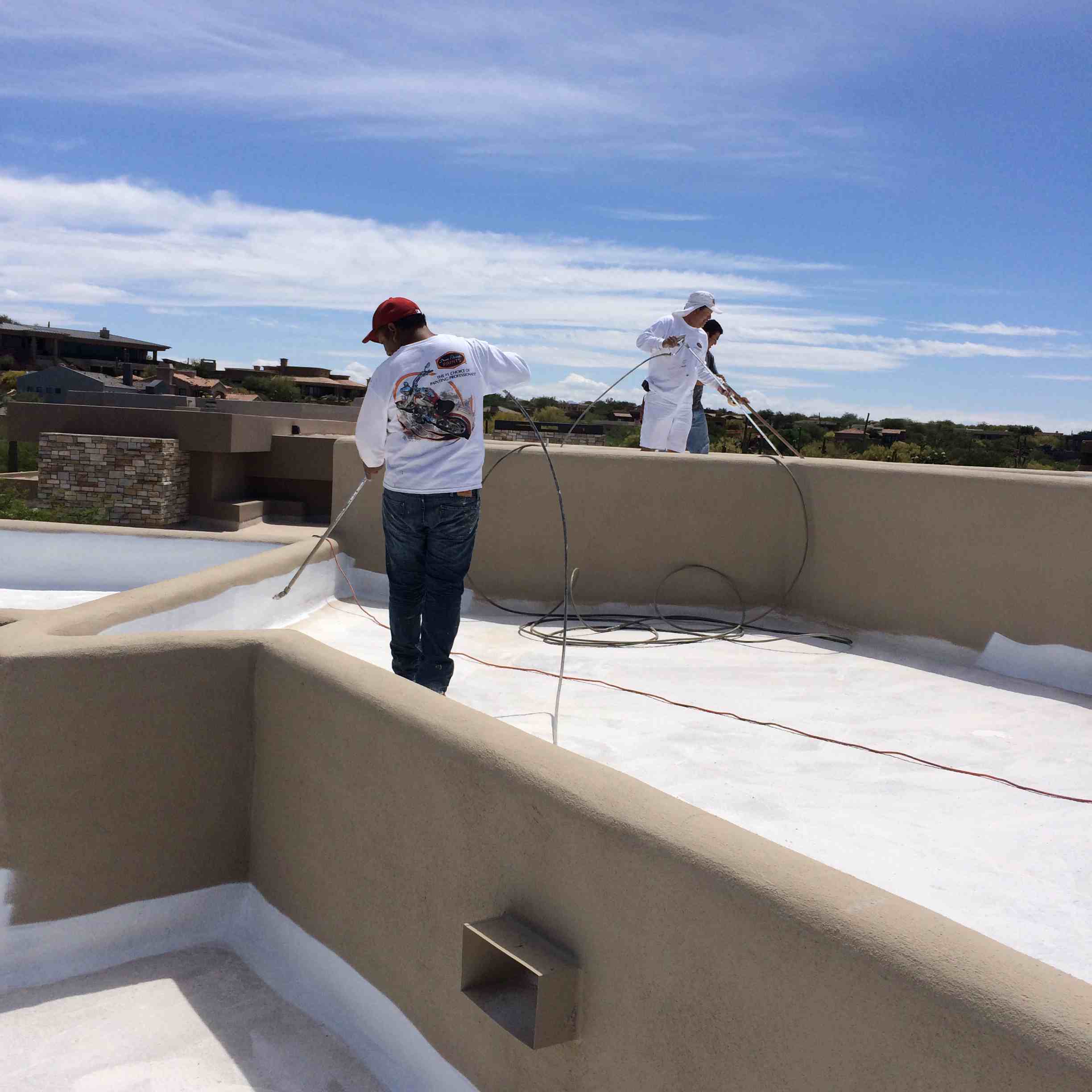 C K Painting And Roofing logo