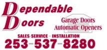 Logo for Dependable Doors
