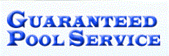 GUARANTEED POOL SVC logo
