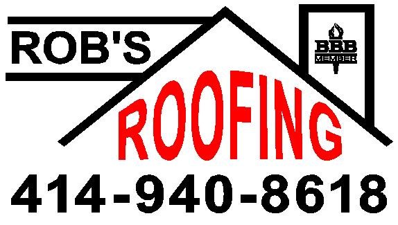 Logo for Rob's Roofing LLC