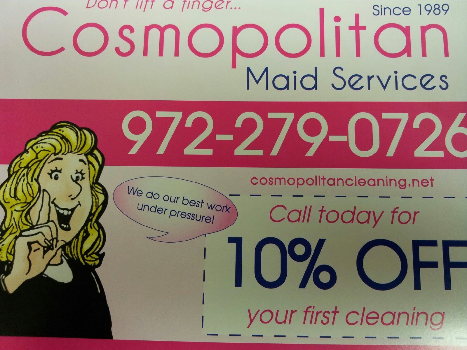 Avatar for Cosmopolitan Maid Service
